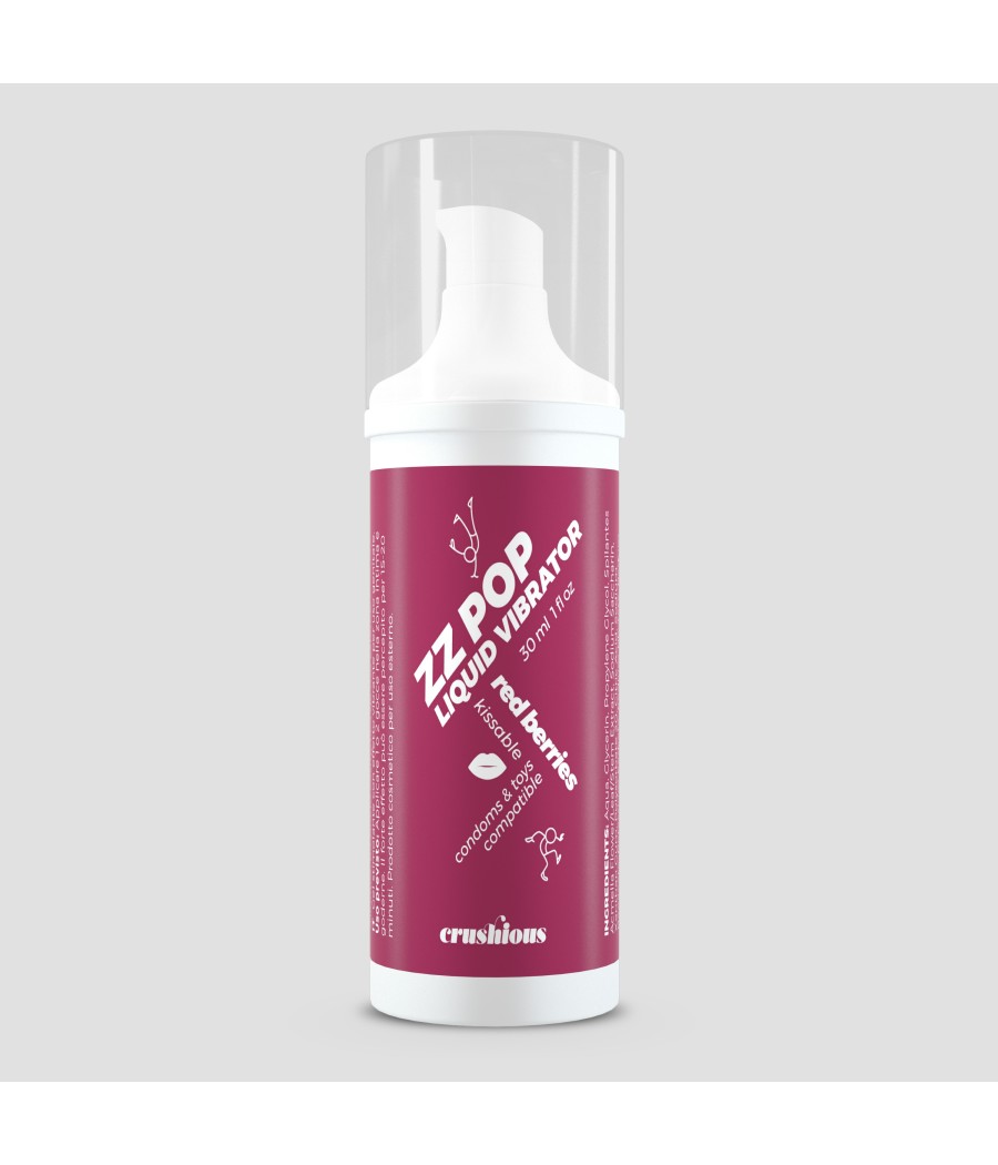 Atrévete shop - LIQUIDO VIBRADOR ZZ POP AROMA FRUTOS ROJOS 30ML