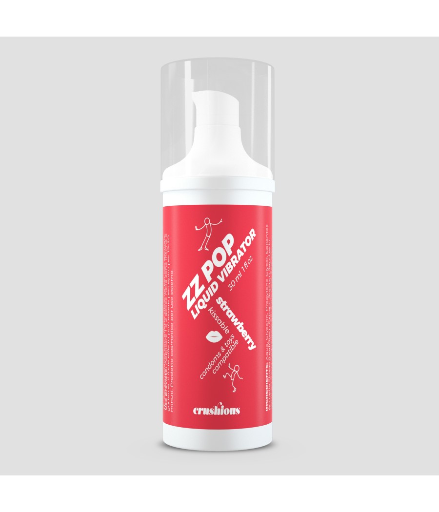 Atrévete shop - LIQUIDO VIBRADOR ZZ POP AROMA FRESA 30ML
