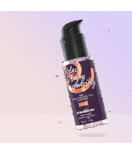 GEL LUBRICANTE AGUA RELAJANTE ANAL 50 ML.