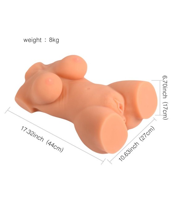 TORSO REALISTA DE SILICONA...