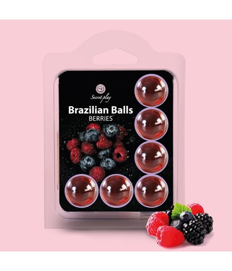 LUBRICANTE BOLITAS EXPLOSIVAS COMESTIBLES CON SABOR A FRUTAS DEL BOSQUE