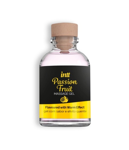 ACEITE MASAJE INTT EFECTO CALOR SABOR A FRUTA DE LA PASIÓN DE 30ml.